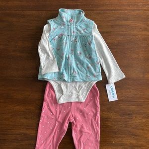 Carter’s Baby Girl 3-Piece Set - Brand New with Tags!